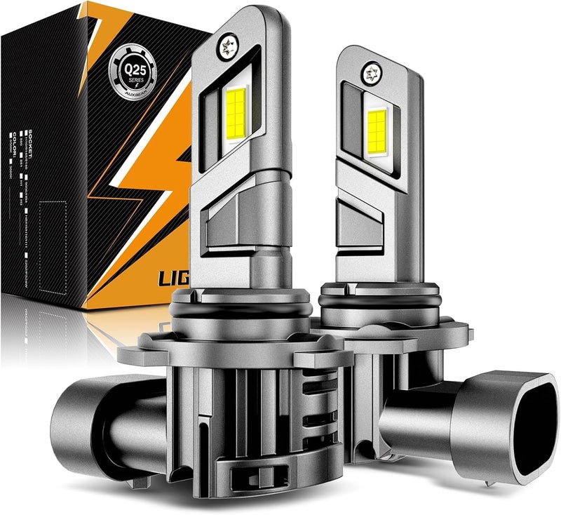 Auxbeam أضواء الضباب، ضوء لاسلكي للاستخدام في الطرق الوعرة أو ضوء ضباب، توصيل وتشغيل (9006) - Image 1